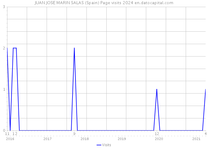 JUAN JOSE MARIN SALAS (Spain) Page visits 2024 