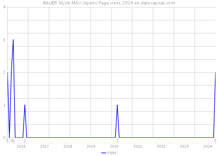 BAUER SILVA MAX (Spain) Page visits 2024 