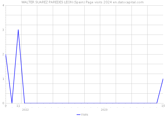 WALTER SUAREZ PAREDES LEON (Spain) Page visits 2024 