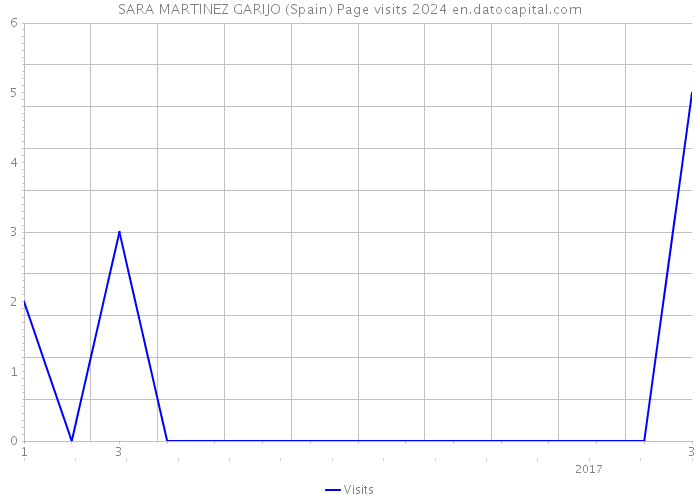 SARA MARTINEZ GARIJO (Spain) Page visits 2024 