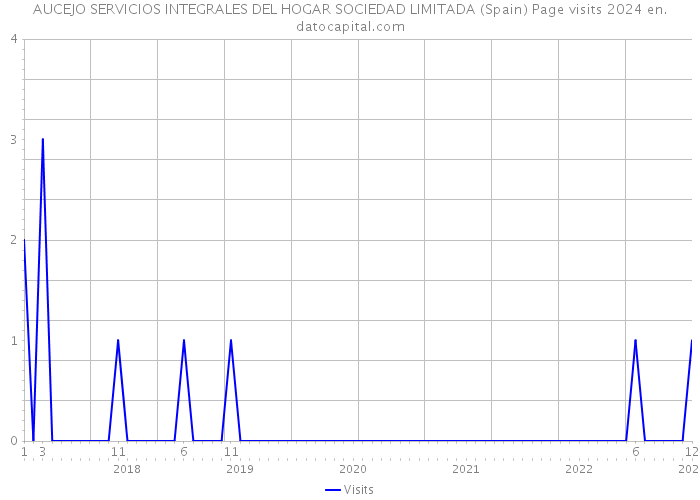 AUCEJO SERVICIOS INTEGRALES DEL HOGAR SOCIEDAD LIMITADA (Spain) Page visits 2024 
