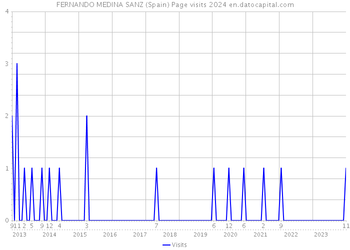 FERNANDO MEDINA SANZ (Spain) Page visits 2024 