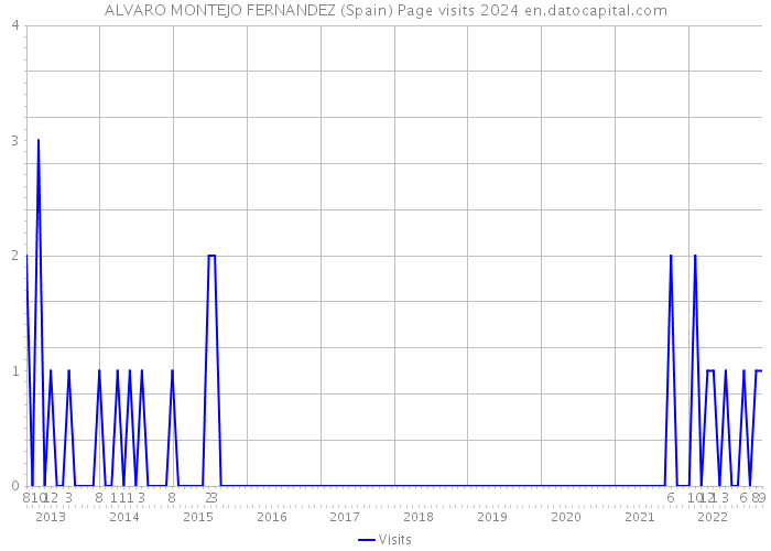ALVARO MONTEJO FERNANDEZ (Spain) Page visits 2024 