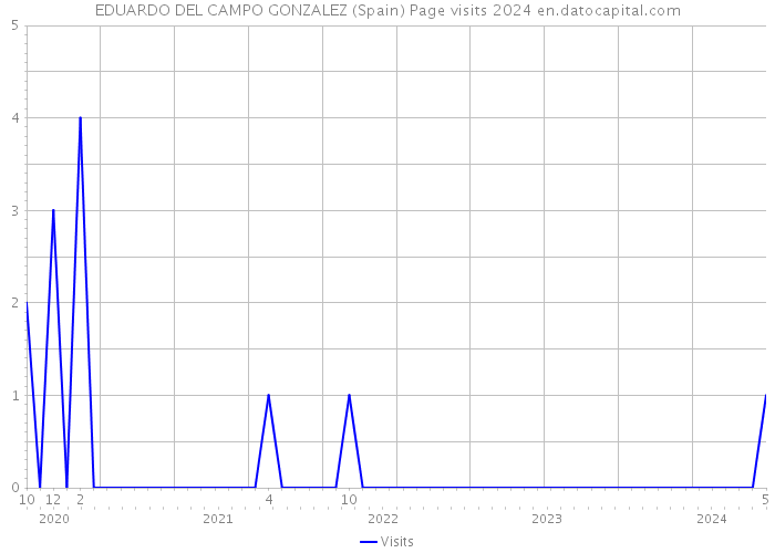 EDUARDO DEL CAMPO GONZALEZ (Spain) Page visits 2024 