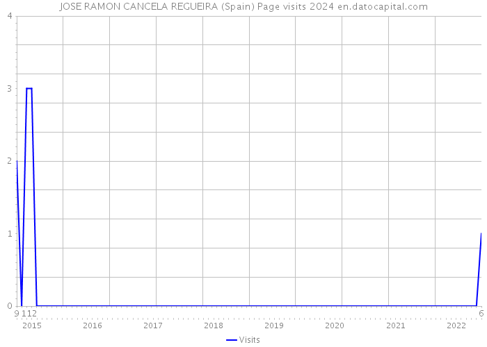 JOSE RAMON CANCELA REGUEIRA (Spain) Page visits 2024 