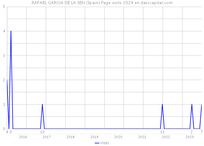 RAFAEL GARCIA DE LA SEN (Spain) Page visits 2024 
