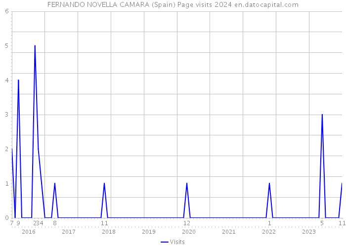 FERNANDO NOVELLA CAMARA (Spain) Page visits 2024 