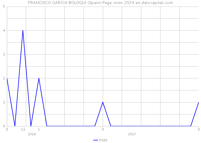 FRANCISCO GARCIA BOLOQUI (Spain) Page visits 2024 