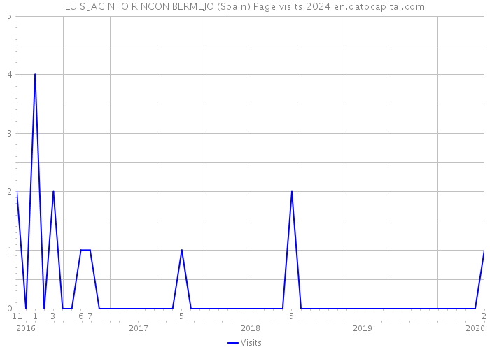 LUIS JACINTO RINCON BERMEJO (Spain) Page visits 2024 