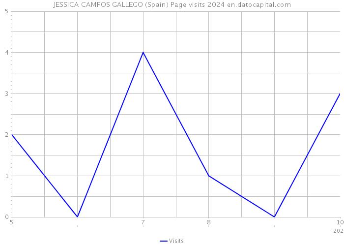 JESSICA CAMPOS GALLEGO (Spain) Page visits 2024 