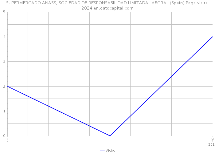 SUPERMERCADO ANASS, SOCIEDAD DE RESPONSABILIDAD LIMITADA LABORAL (Spain) Page visits 2024 