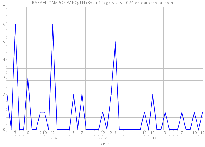 RAFAEL CAMPOS BARQUIN (Spain) Page visits 2024 