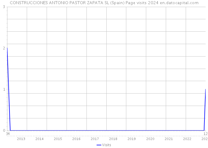 CONSTRUCCIONES ANTONIO PASTOR ZAPATA SL (Spain) Page visits 2024 