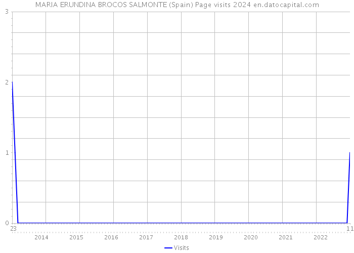 MARIA ERUNDINA BROCOS SALMONTE (Spain) Page visits 2024 