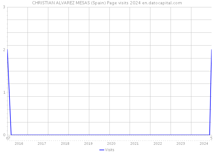 CHRISTIAN ALVAREZ MESAS (Spain) Page visits 2024 