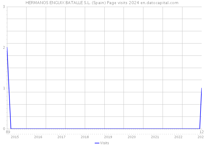 HERMANOS ENGUIX BATALLE S.L. (Spain) Page visits 2024 