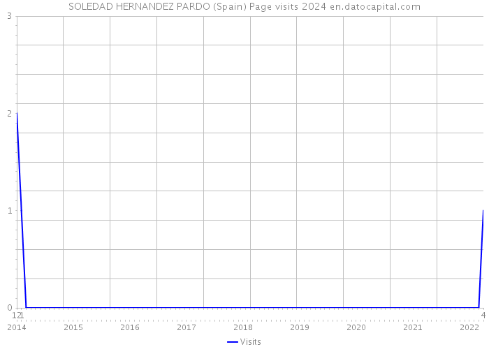 SOLEDAD HERNANDEZ PARDO (Spain) Page visits 2024 