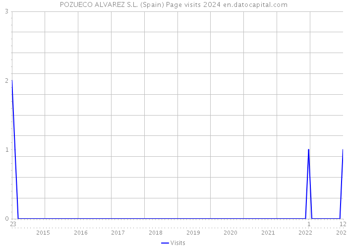 POZUECO ALVAREZ S.L. (Spain) Page visits 2024 