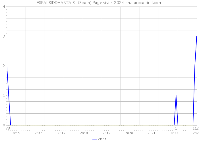 ESPAI SIDDHARTA SL (Spain) Page visits 2024 