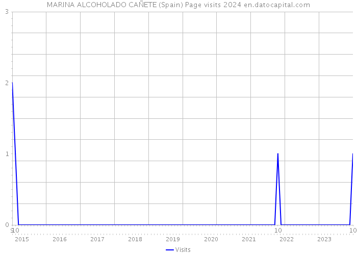 MARINA ALCOHOLADO CAÑETE (Spain) Page visits 2024 