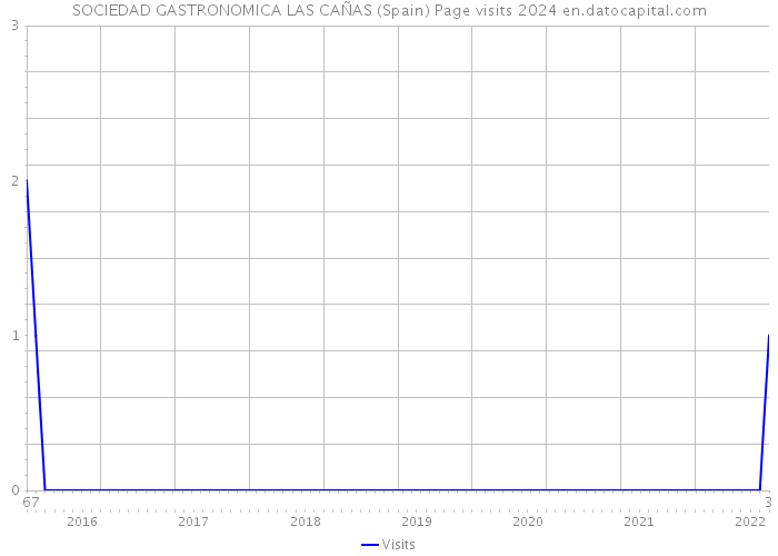 SOCIEDAD GASTRONOMICA LAS CAÑAS (Spain) Page visits 2024 