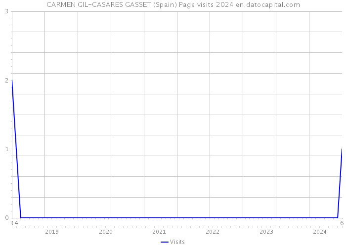 CARMEN GIL-CASARES GASSET (Spain) Page visits 2024 