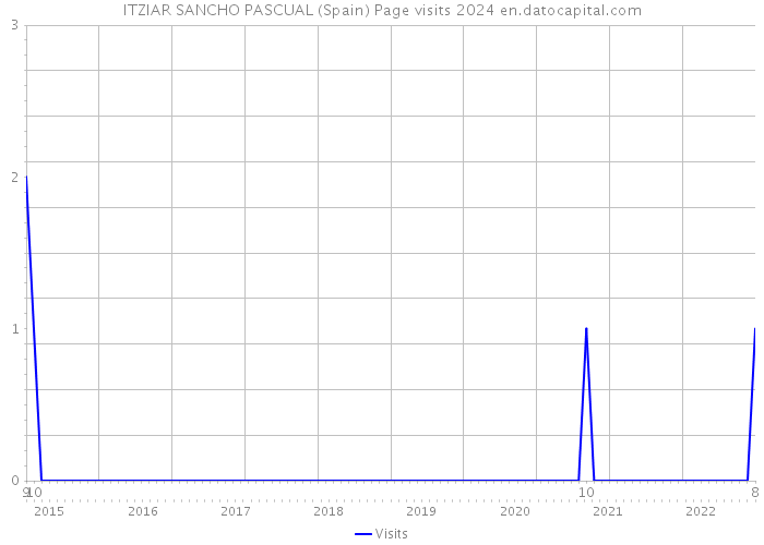 ITZIAR SANCHO PASCUAL (Spain) Page visits 2024 