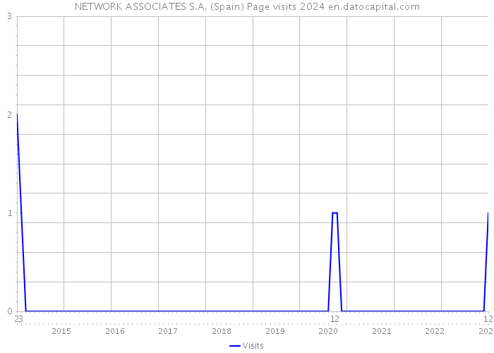NETWORK ASSOCIATES S.A. (Spain) Page visits 2024 