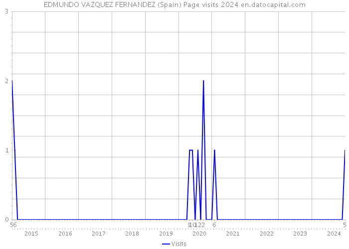 EDMUNDO VAZQUEZ FERNANDEZ (Spain) Page visits 2024 