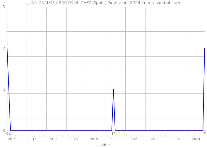 JUAN CARLOS ARROYO VILCHEZ (Spain) Page visits 2024 