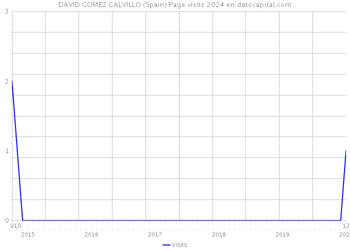 DAVID GOMEZ CALVILLO (Spain) Page visits 2024 