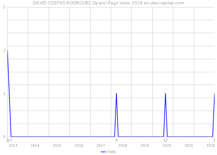 DAVID COSTAS RODRIGUEZ (Spain) Page visits 2024 