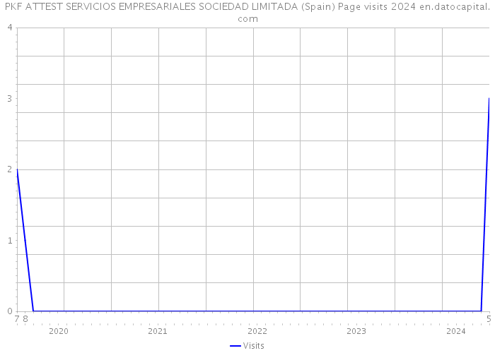 PKF ATTEST SERVICIOS EMPRESARIALES SOCIEDAD LIMITADA (Spain) Page visits 2024 