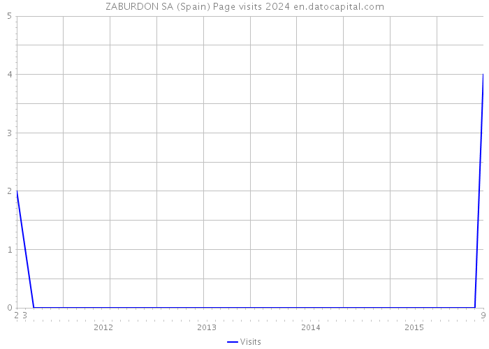 ZABURDON SA (Spain) Page visits 2024 