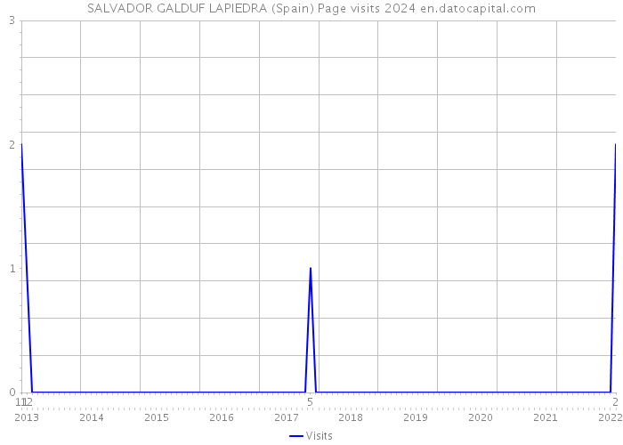 SALVADOR GALDUF LAPIEDRA (Spain) Page visits 2024 