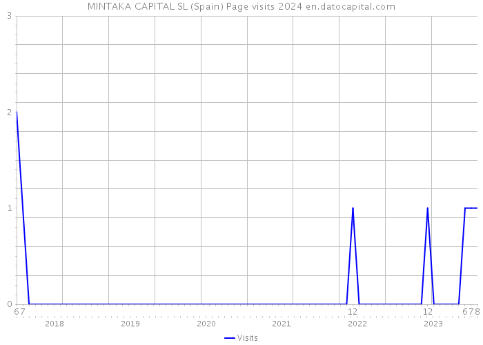 MINTAKA CAPITAL SL (Spain) Page visits 2024 