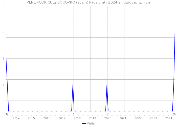 IRENE RODRIGUEZ SOCORRO (Spain) Page visits 2024 