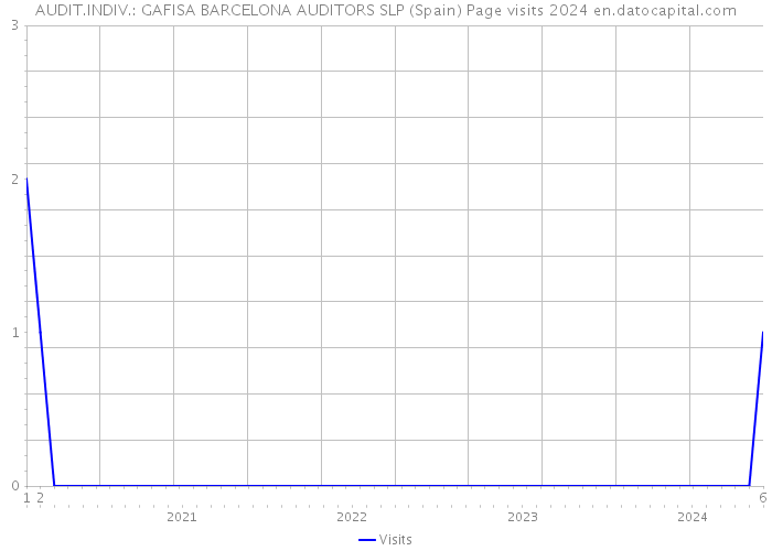 AUDIT.INDIV.: GAFISA BARCELONA AUDITORS SLP (Spain) Page visits 2024 