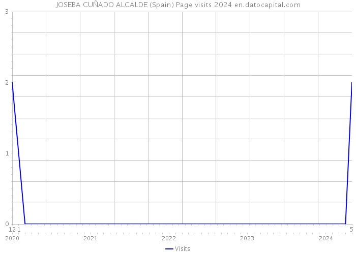 JOSEBA CUÑADO ALCALDE (Spain) Page visits 2024 