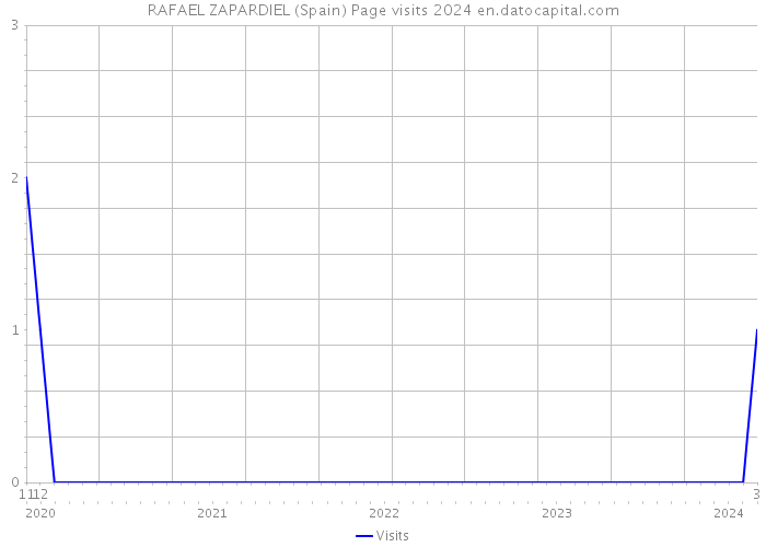 RAFAEL ZAPARDIEL (Spain) Page visits 2024 