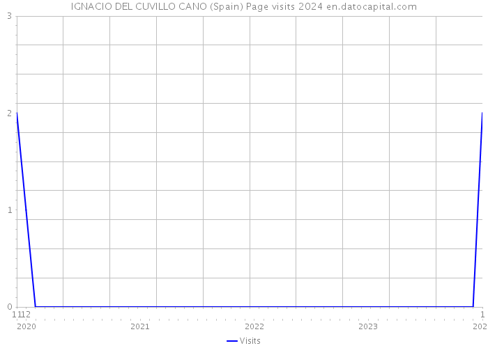 IGNACIO DEL CUVILLO CANO (Spain) Page visits 2024 