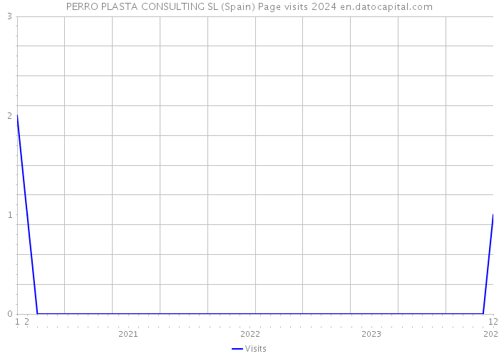 PERRO PLASTA CONSULTING SL (Spain) Page visits 2024 