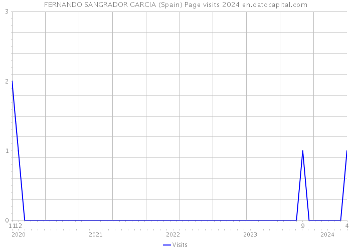 FERNANDO SANGRADOR GARCIA (Spain) Page visits 2024 