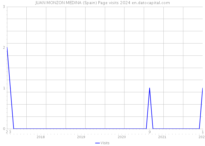 JUAN MONZON MEDINA (Spain) Page visits 2024 