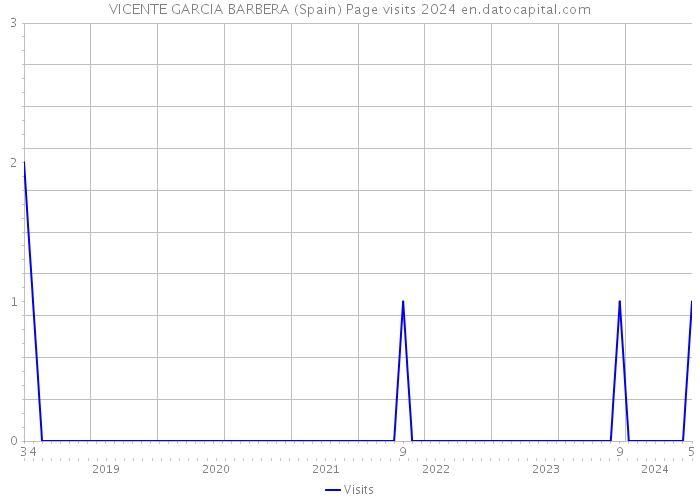 VICENTE GARCIA BARBERA (Spain) Page visits 2024 