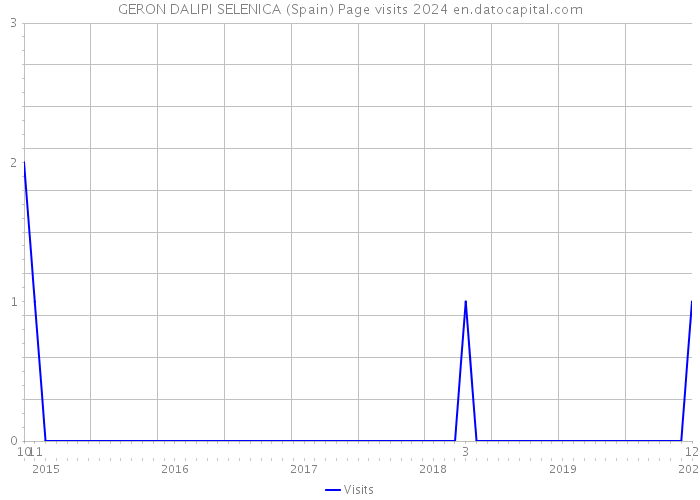 GERON DALIPI SELENICA (Spain) Page visits 2024 