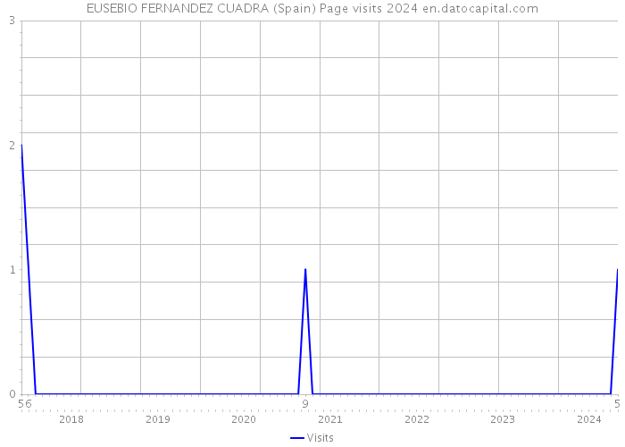 EUSEBIO FERNANDEZ CUADRA (Spain) Page visits 2024 