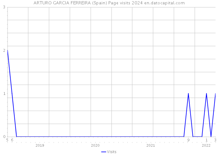 ARTURO GARCIA FERREIRA (Spain) Page visits 2024 