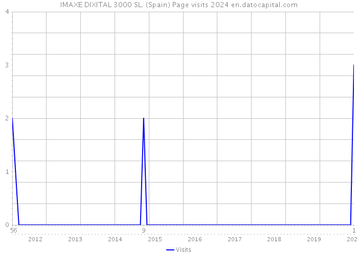 IMAXE DIXITAL 3000 SL. (Spain) Page visits 2024 