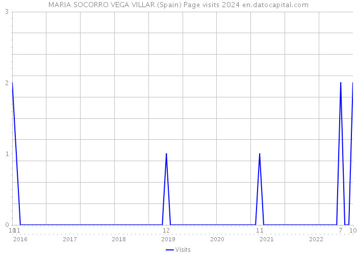 MARIA SOCORRO VEGA VILLAR (Spain) Page visits 2024 